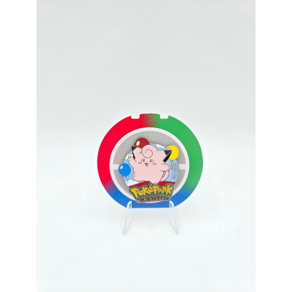 Pokepark 2026 Kanto Limited Pokemon Clefairy Pin Badge No.0035 Japan NEW‎